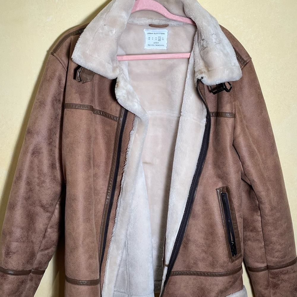 Urban Outfitters Brown Bomber Jacket